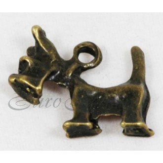 Подвеска мет.№460 18x20мм цв.Ant.Bronze (цена за 1шт)
